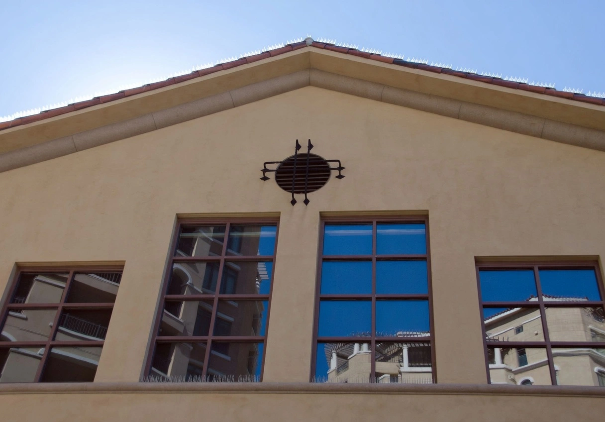 Privacy window film installation in a San Antonio TX home